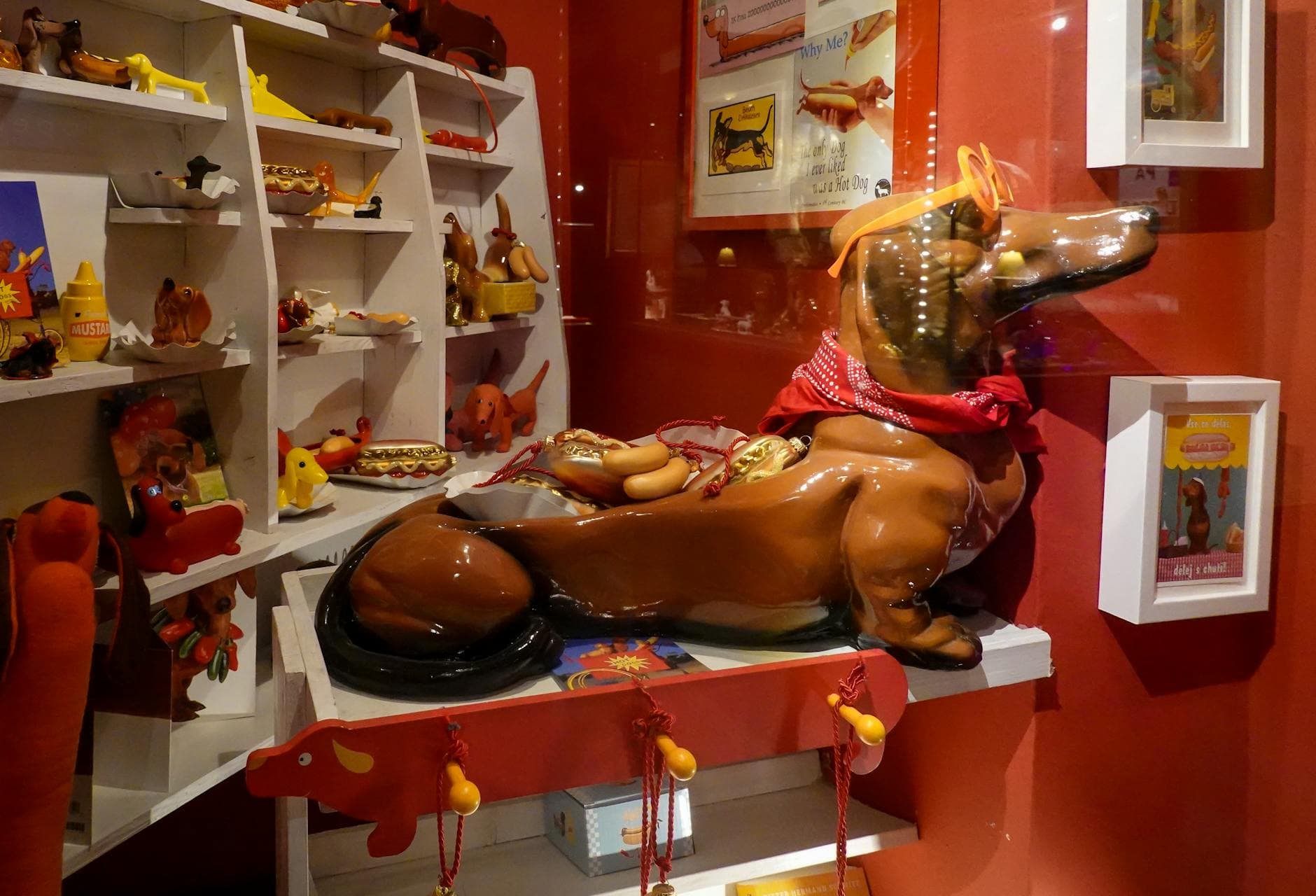 Dog toys on display